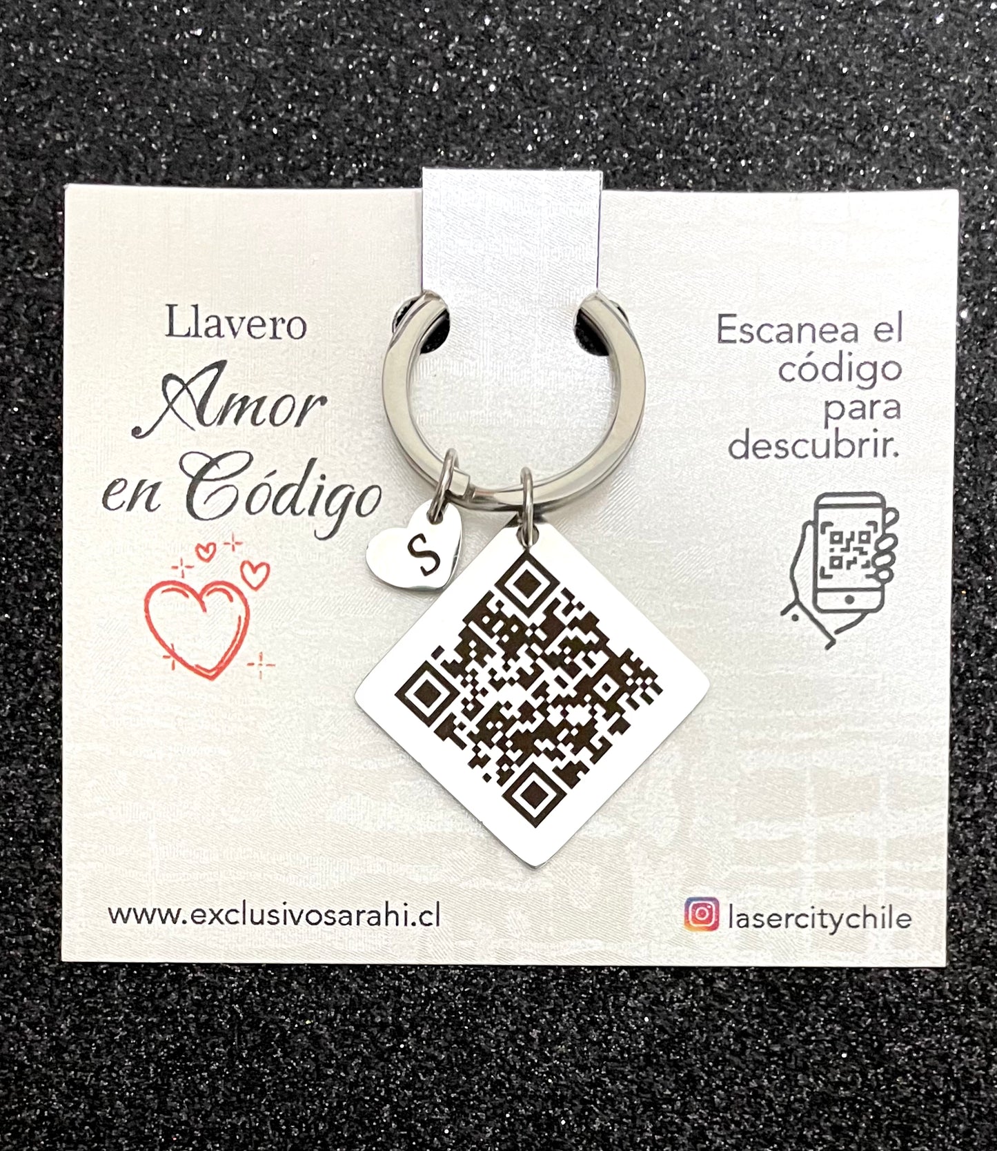 Llavero "Amor en código"