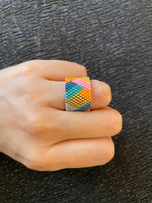 ANILLO MIYUKI 1,5 cm de alto