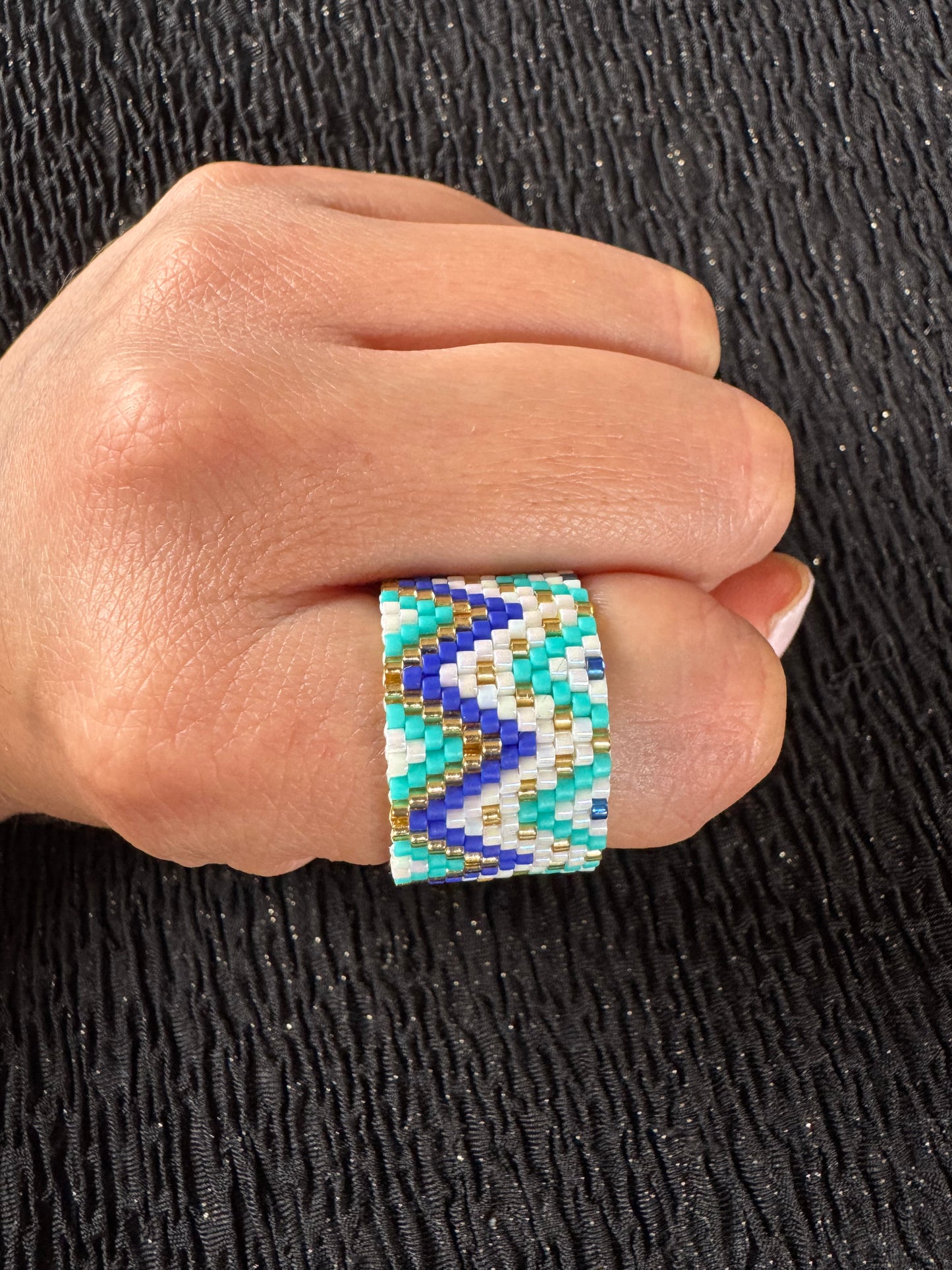 ANILLO MIYUKI 1,5 cm de alto
