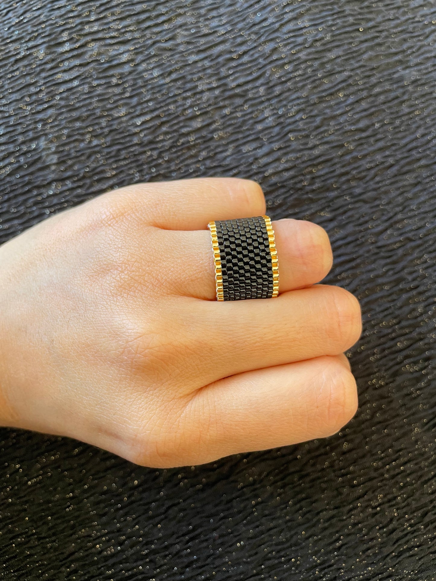 ANILLO MIYUKI 1,5 cm de alto