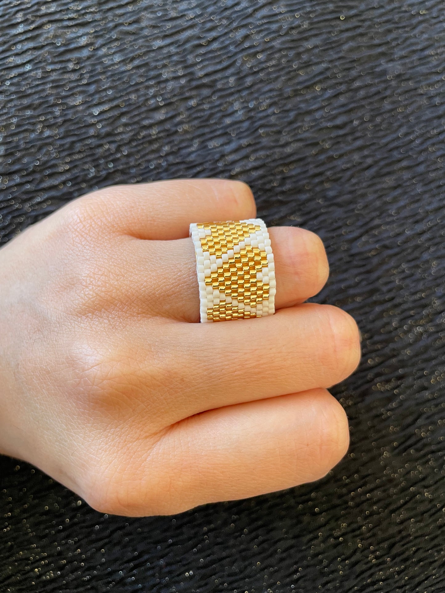 ANILLO MIYUKI 1,5 cm de alto