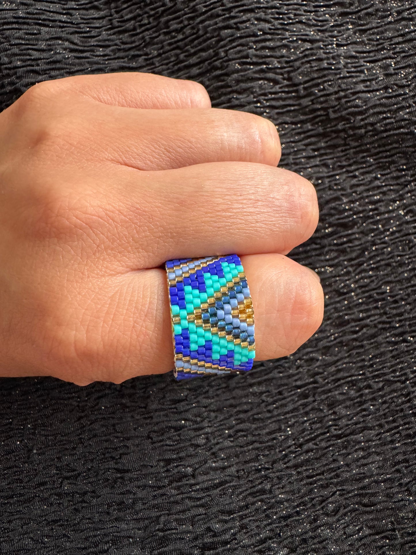 ANILLO MIYUKI 1,5 cm de alto