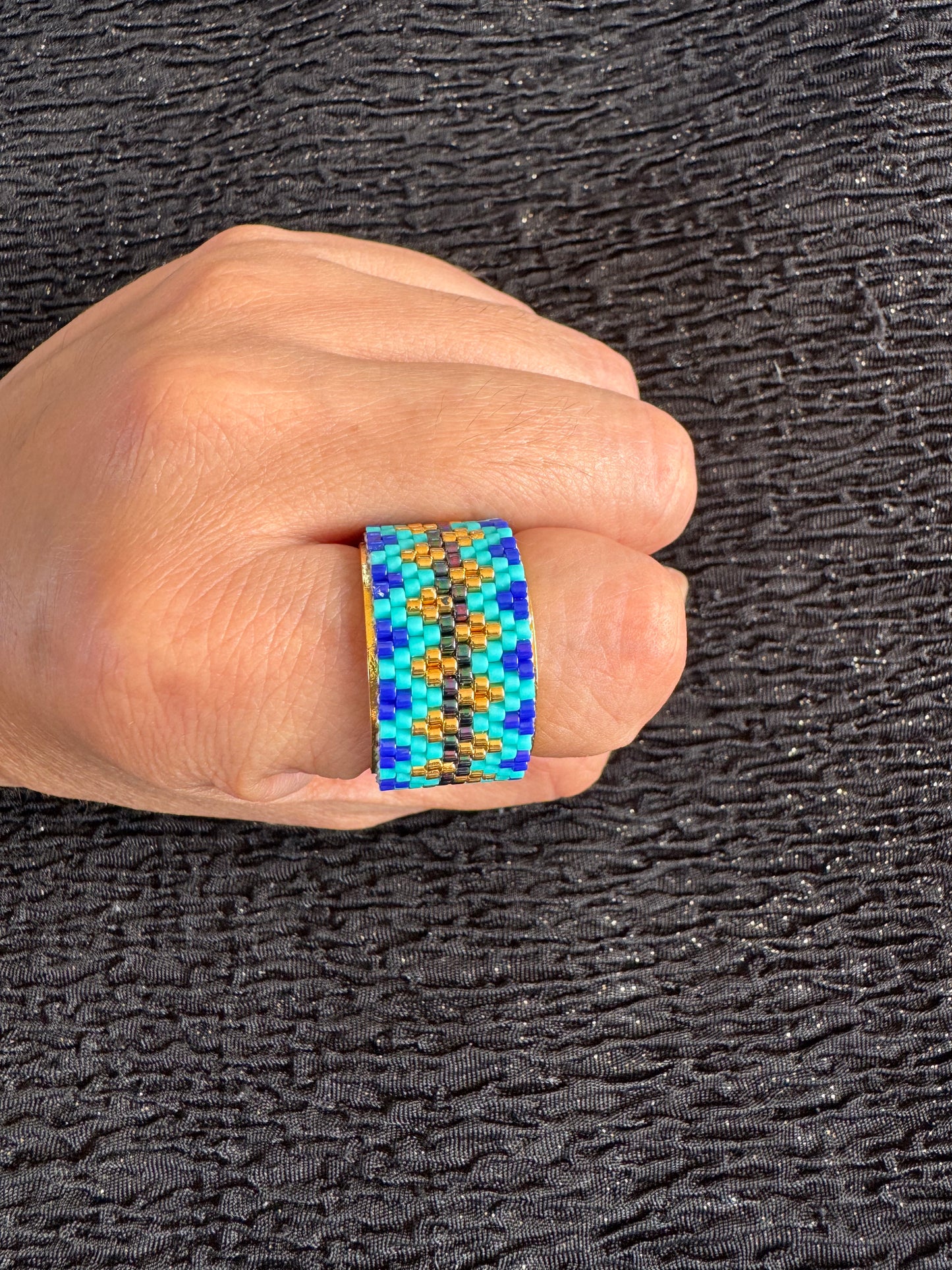 ANILLO MIYUKI 1,5 cm de alto