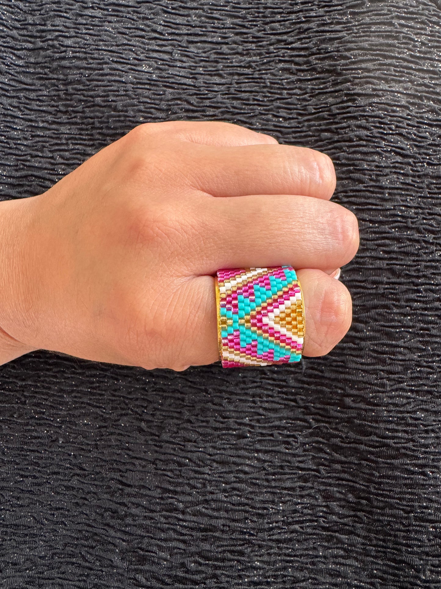 ANILLO MIYUKI MAXI (2cm de alto)